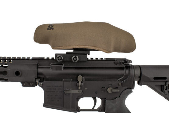 The FDE Scopecoat optic cover is made from 3mm thick Neoprene and sized for small scopes